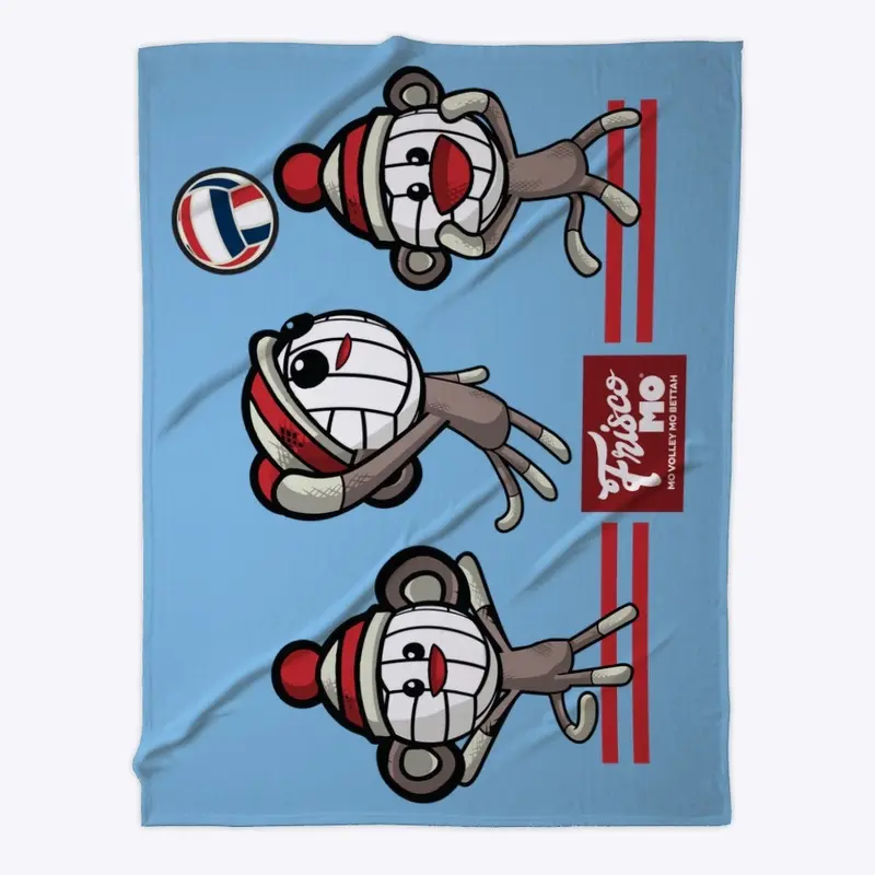 Sock Monkey Blanket - Choose Your Color